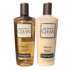 Neutrogena CLEAN Balancing Shampoo And Conditioner  10.1 oz For Normal Hair USA